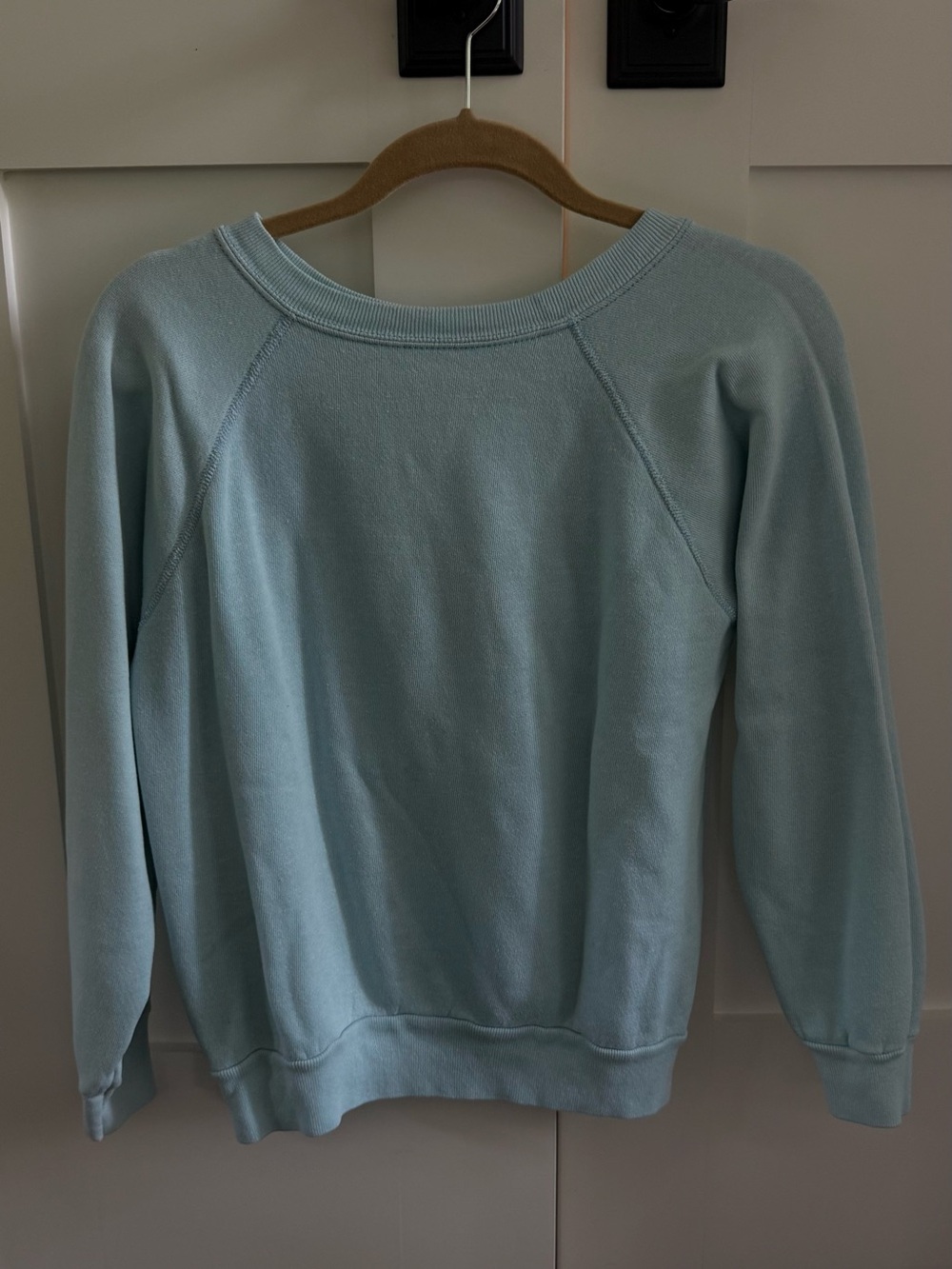 Vintage aqua blue crewneck sweatshirt